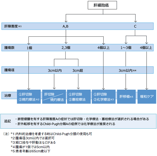 肝癌治療アルゴリズム