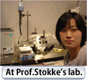 At Prof.Stokke’s lab.