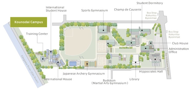 Kounodai Campus Map