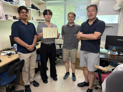 宮田さんが第6回ヘルステック・デバイス・フォーラムで「優秀賞」を受賞しました, 2026年8月8日