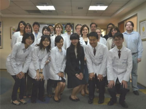 2014 Project Cemester and University of Chile Lab Staff ２０１４年度 プロジェクトセメスター参加学生と<br>
                      チリ大学研究室のスタッフ