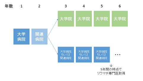 図1. ハイブリッド医育成プログラム期間