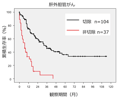 肝外胆管がん治療成績