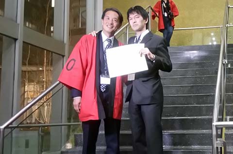 中川先生がニューヨーク大学で開催されたJMSA New York Life Science Forum（主催：米国日本人医師会、日本学術振興会） でBest Poster Presentation Award (JMSA ANZAI award)を受賞しました。
