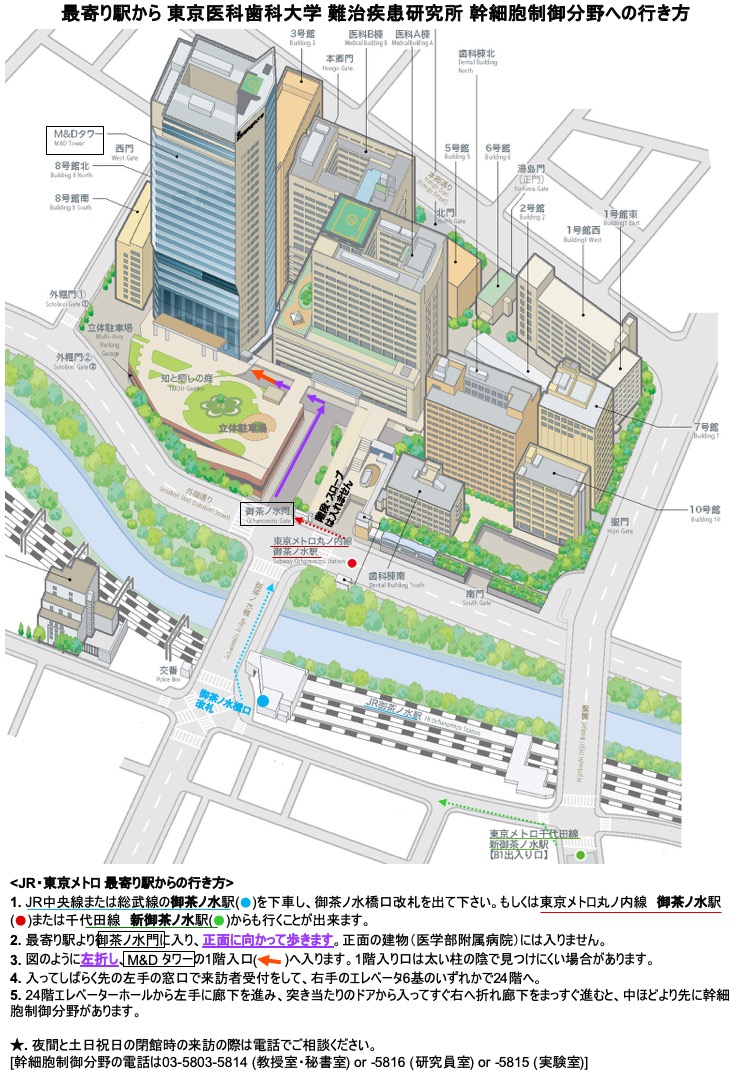 東京医科歯科大学 キャンパスマップ